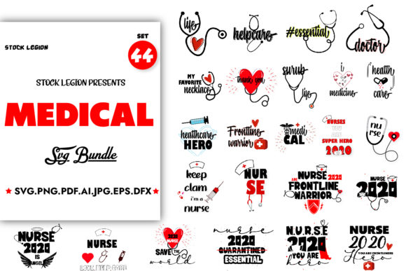 44 Medical Bundle: The Ultimate Design Resource for Creative Projects