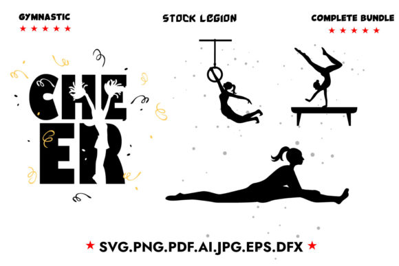 48 Gymnastic Bundle: A Versatile Design Asset for Creatives