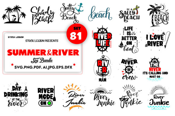81 Summer River Illustrations Quotes Bundle: A Comprehensive Overview