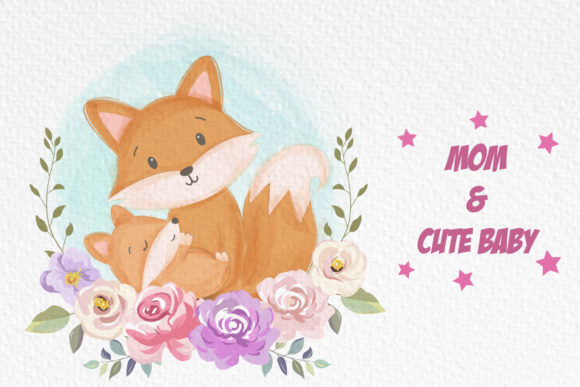 Cute Mom and Baby Clipart: A Versatile Resource for Creative Projects