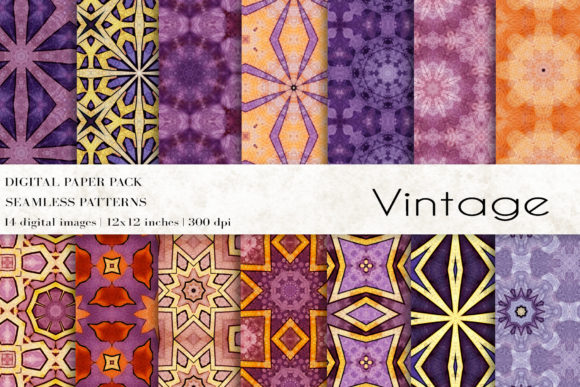 Exploring Vintage Digital Papers and Patterns: A Timeless Design Resource