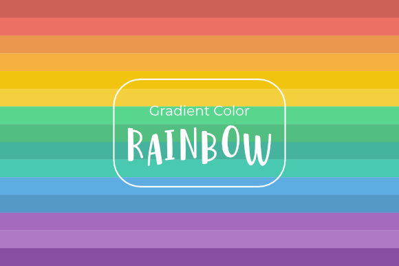 Gradient Color Rainbow: A Versatile Design Resource
