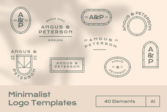 Minimalist Logo Templates: A Simple Solution for Modern Branding