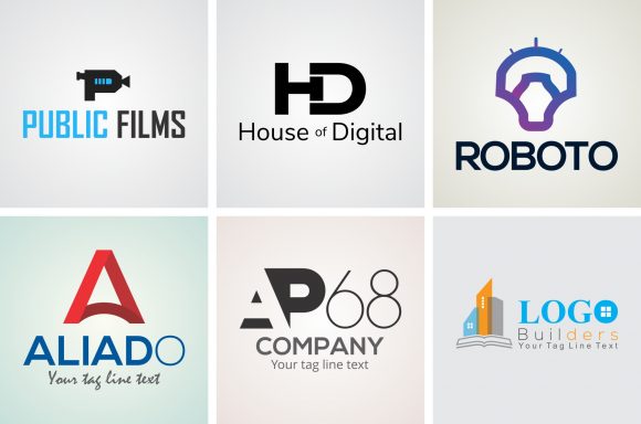 Professional Logo Design Template Set 5 – Create Your Brand Identity with Ease