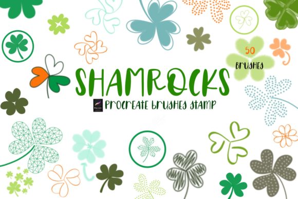 Shamrocks Procreate Brushes Stamp: A Creative Tool for Digital Designers