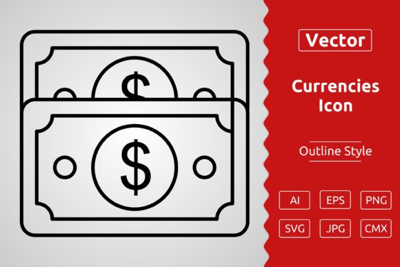 Vector Paper Currencies Outline Icon Des: A Versatile Tool for Designers and Creators